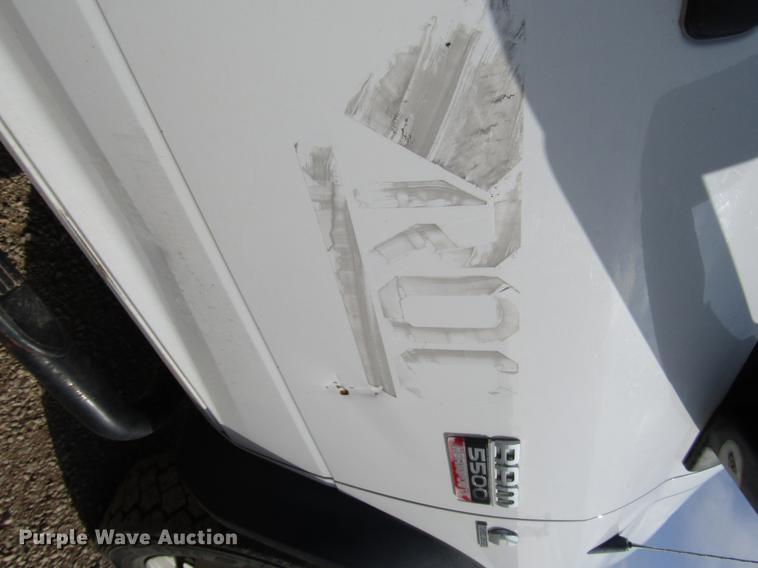 image for item DB6941 2011 Dodge Ram 5500 Crew Cab flatbed truck