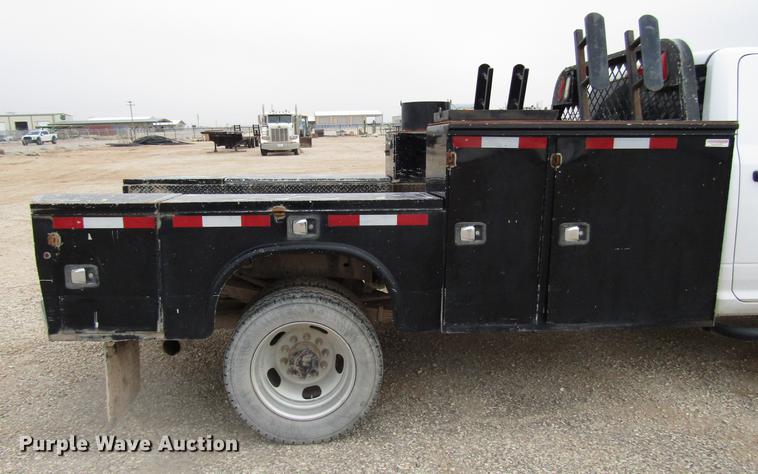 image for item DB6942 2014 Dodge Ram 5500 Crew Cab flatbed truck
