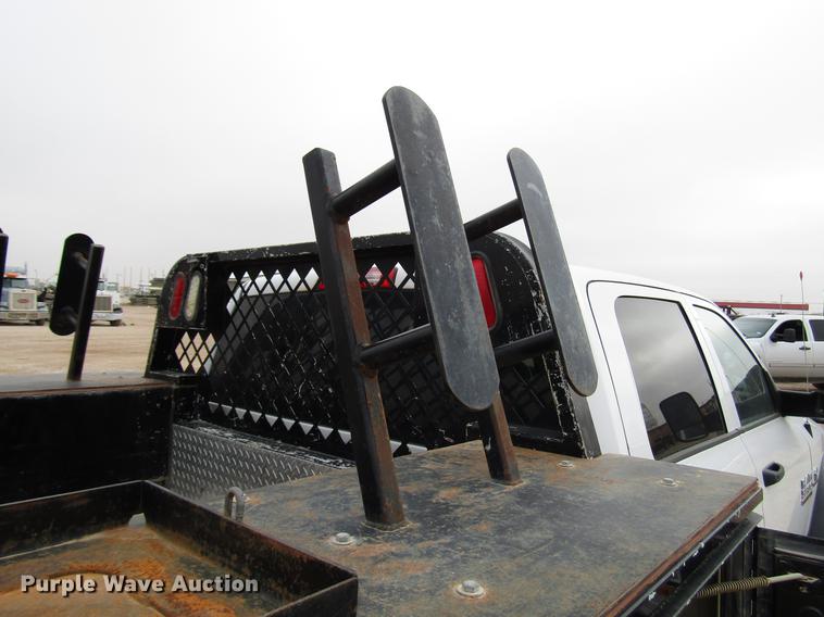 image for item DB6942 2014 Dodge Ram 5500 Crew Cab flatbed truck