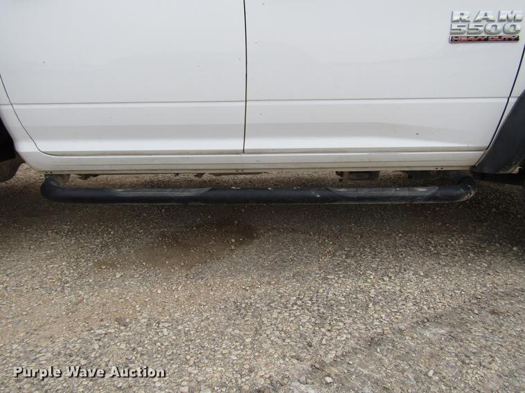 image for item DB6942 2014 Dodge Ram 5500 Crew Cab flatbed truck