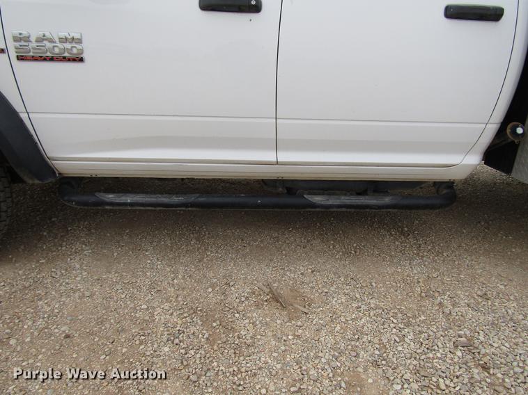 image for item DB6942 2014 Dodge Ram 5500 Crew Cab flatbed truck