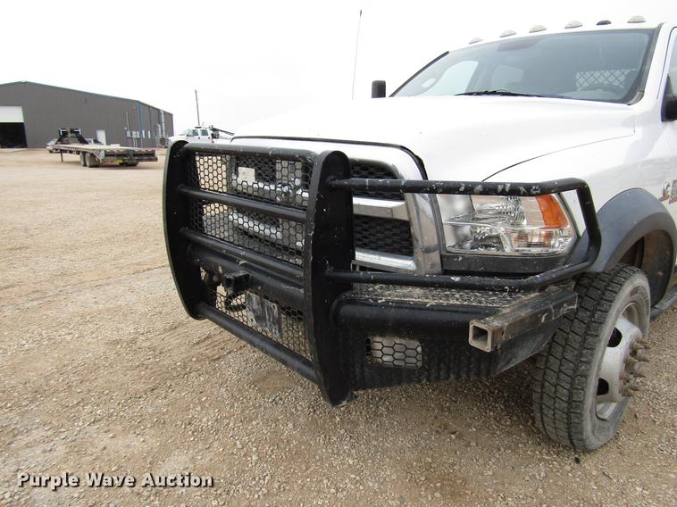 image for item DB6942 2014 Dodge Ram 5500 Crew Cab flatbed truck