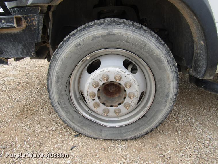 image for item DB6942 2014 Dodge Ram 5500 Crew Cab flatbed truck