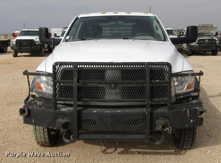 image for item DB6943 2011 Dodge Ram 5500 Crew Cab flatbed truck