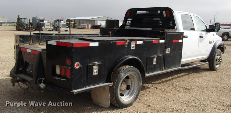 image for item DB6943 2011 Dodge Ram 5500 Crew Cab flatbed truck