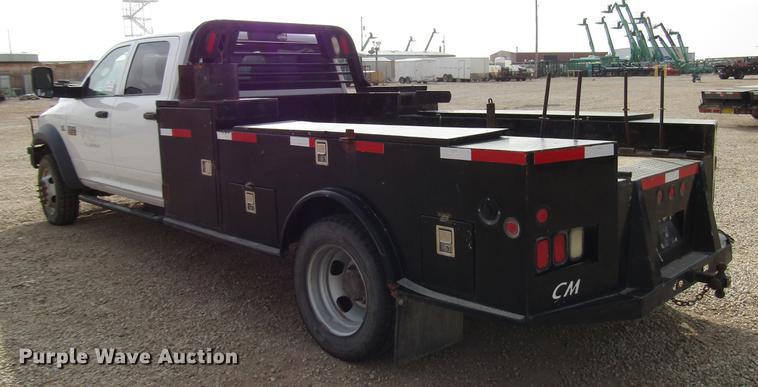 image for item DB6943 2011 Dodge Ram 5500 Crew Cab flatbed truck