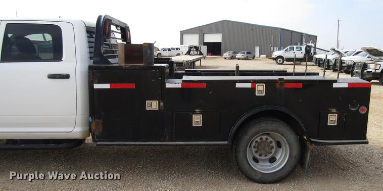 image for item DB6943 2011 Dodge Ram 5500 Crew Cab flatbed truck