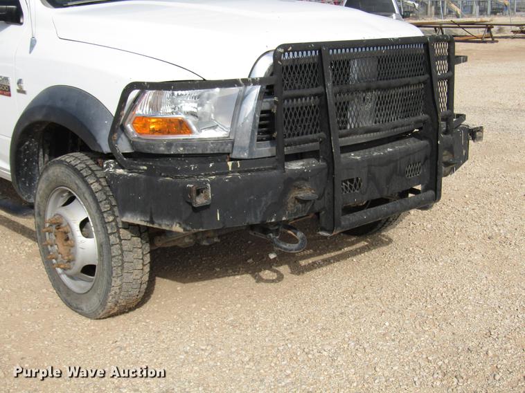 image for item DB6943 2011 Dodge Ram 5500 Crew Cab flatbed truck