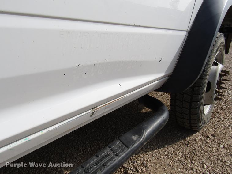 image for item DB6943 2011 Dodge Ram 5500 Crew Cab flatbed truck