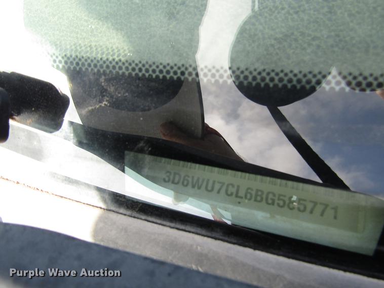 image for item DB6943 2011 Dodge Ram 5500 Crew Cab flatbed truck