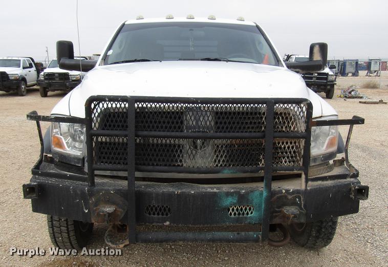 image for item DB6944 2011 Dodge Ram 5500 Crew Cab flatbed truck