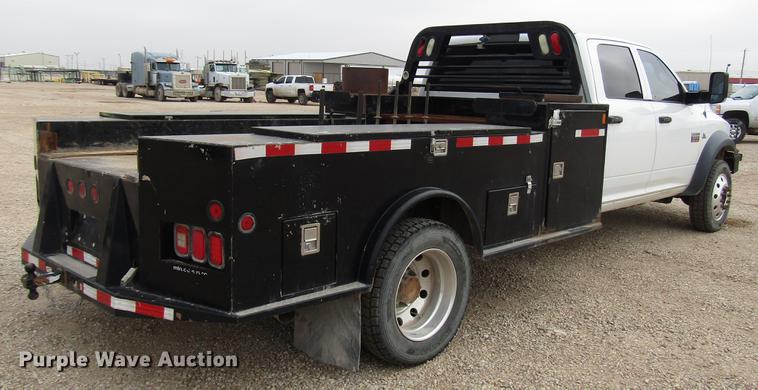 image for item DB6944 2011 Dodge Ram 5500 Crew Cab flatbed truck