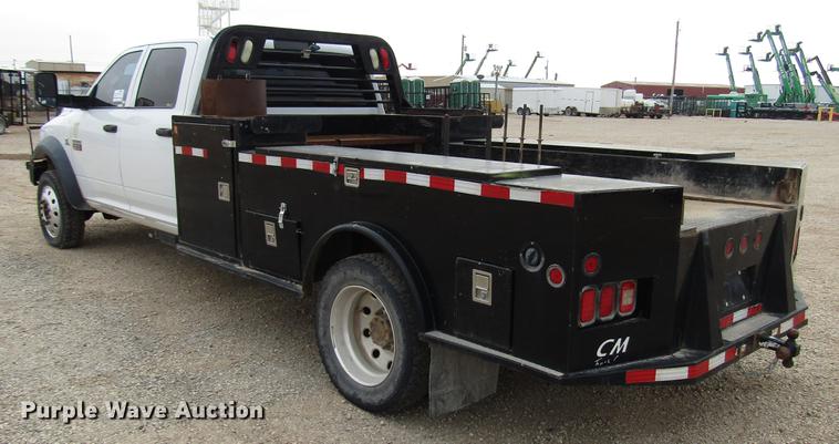 image for item DB6944 2011 Dodge Ram 5500 Crew Cab flatbed truck