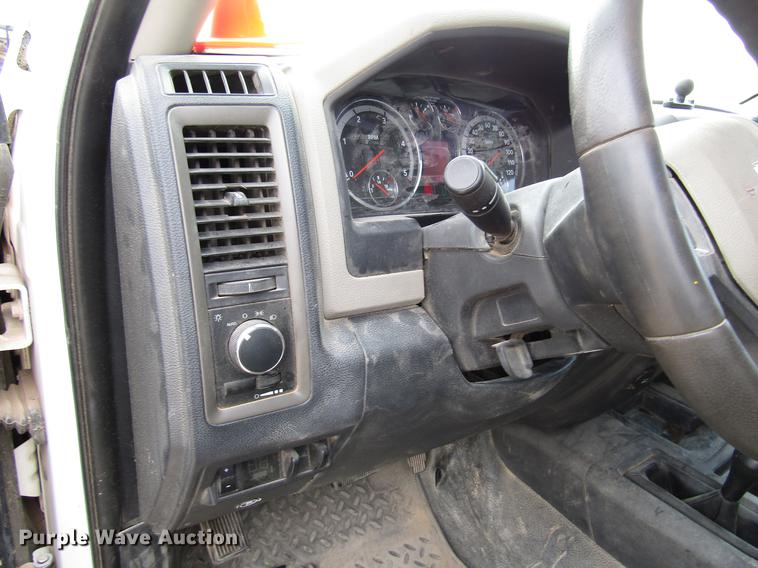 image for item DB6944 2011 Dodge Ram 5500 Crew Cab flatbed truck