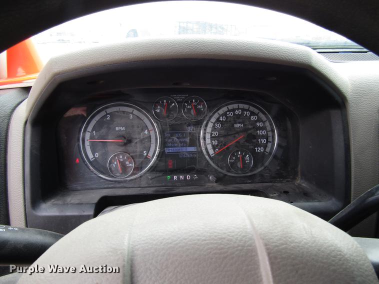 image for item DB6944 2011 Dodge Ram 5500 Crew Cab flatbed truck