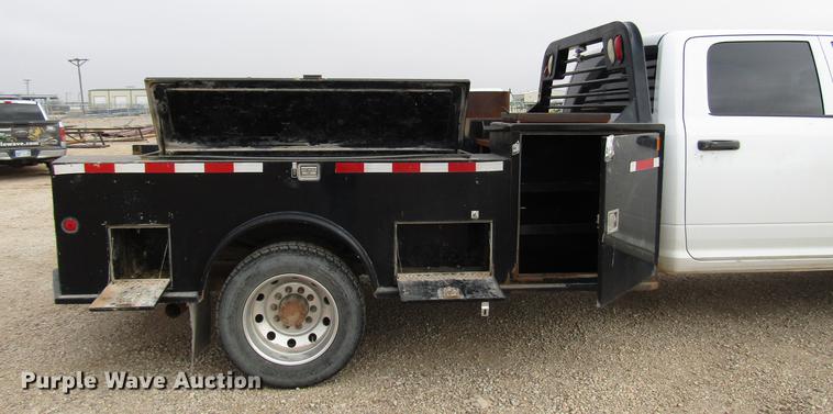 image for item DB6944 2011 Dodge Ram 5500 Crew Cab flatbed truck