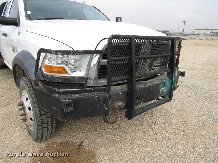 image for item DB6944 2011 Dodge Ram 5500 Crew Cab flatbed truck