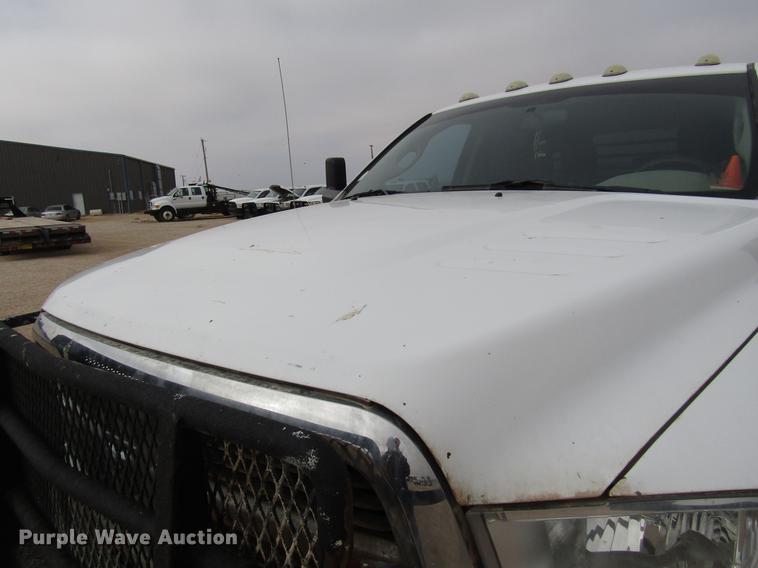 image for item DB6944 2011 Dodge Ram 5500 Crew Cab flatbed truck