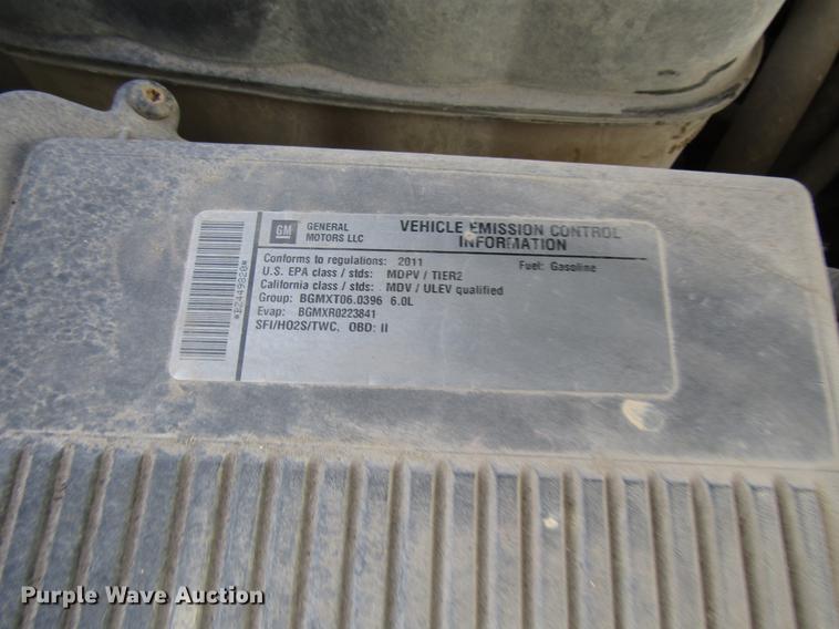 image for item DB6946 2011 Chevrolet Silverado 2500 Ext. Cab pickup truck