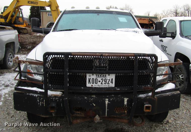 image for item DB6953 2011 Dodge Ram 5500 Crew Cab flatbed truck