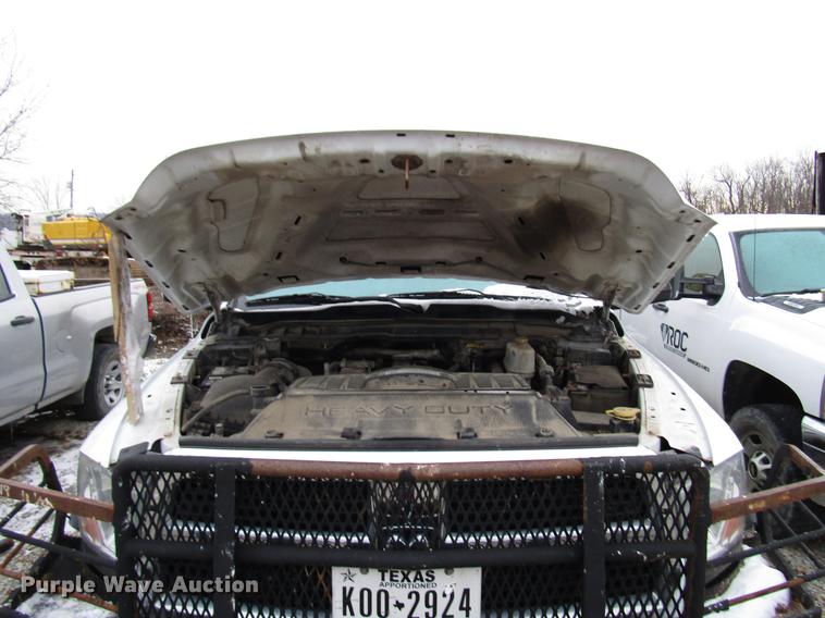 image for item DB6953 2011 Dodge Ram 5500 Crew Cab flatbed truck