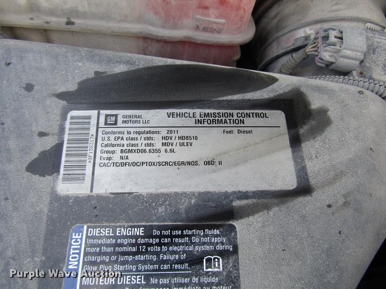 image for item DB6955 2011 Chevrolet Silverado 2500HD Crew Cab pickup truck