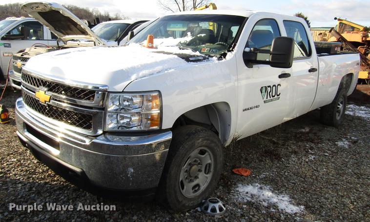 image for item DB6957 2012 Chevrolet Silverado 2500HD Crew Cab pickup truck