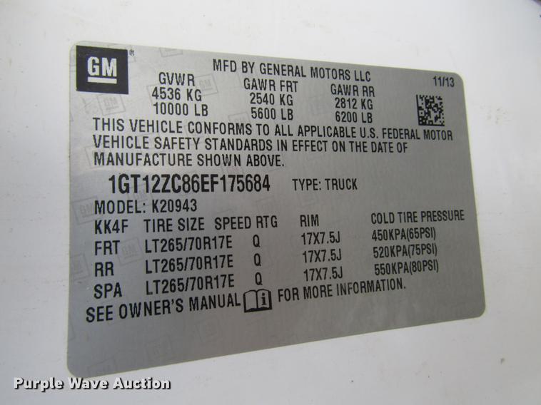 image for item DB6959 2014 GMC Sierra 2500HD Crew Cab pickup truck