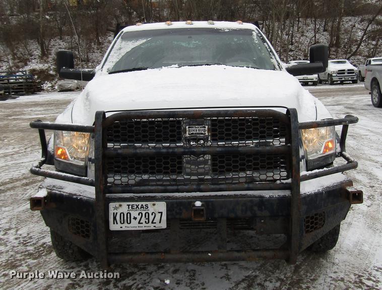 image for item DB6982 2011 Dodge Ram 5500 Crew Cab flatbed truck