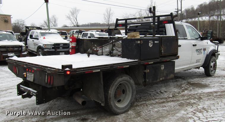 image for item DB6982 2011 Dodge Ram 5500 Crew Cab flatbed truck