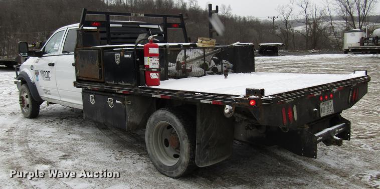 image for item DB6982 2011 Dodge Ram 5500 Crew Cab flatbed truck