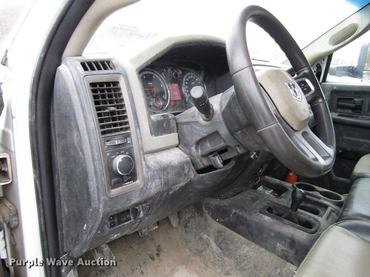 image for item DB6982 2011 Dodge Ram 5500 Crew Cab flatbed truck