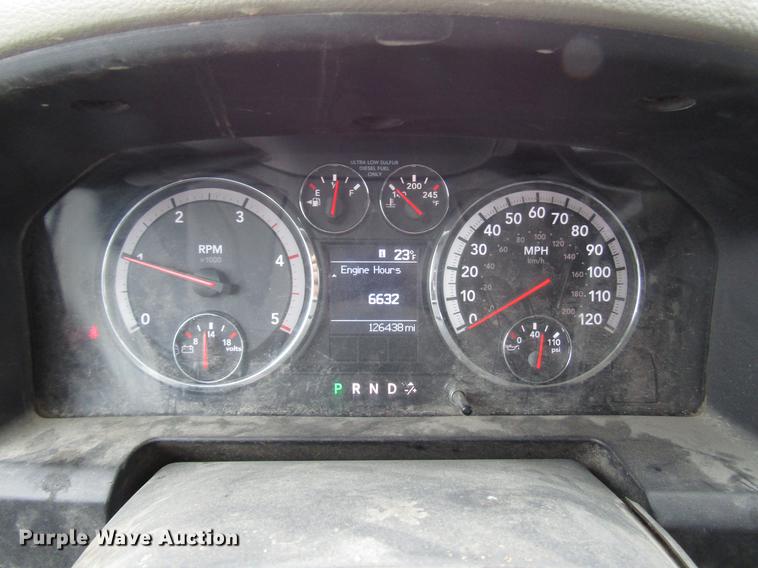 image for item DB6982 2011 Dodge Ram 5500 Crew Cab flatbed truck