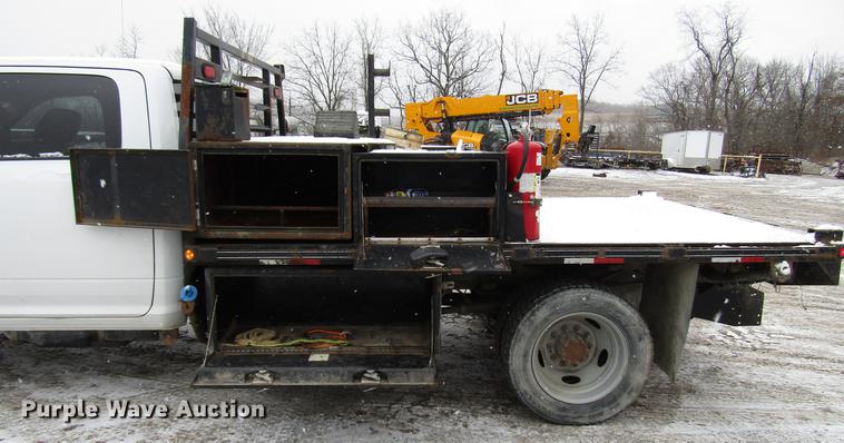 image for item DB6982 2011 Dodge Ram 5500 Crew Cab flatbed truck