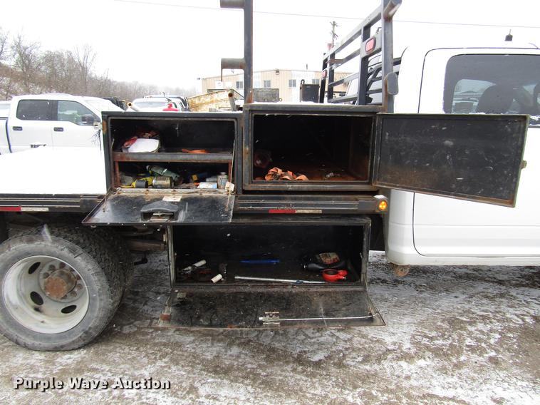 image for item DB6982 2011 Dodge Ram 5500 Crew Cab flatbed truck