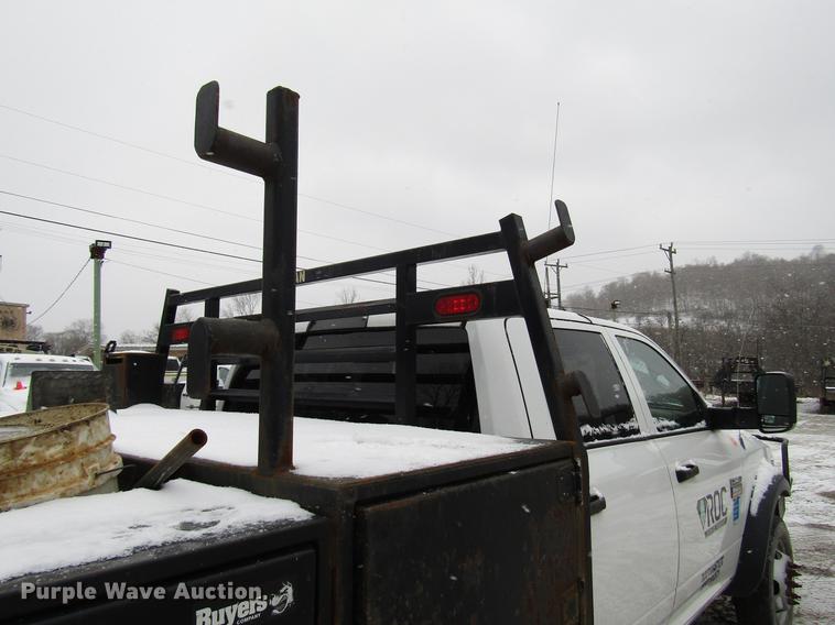 image for item DB6982 2011 Dodge Ram 5500 Crew Cab flatbed truck