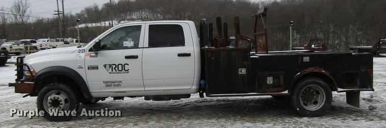 image for item DB6985 2012 Dodge Ram 5500 flatbed truck