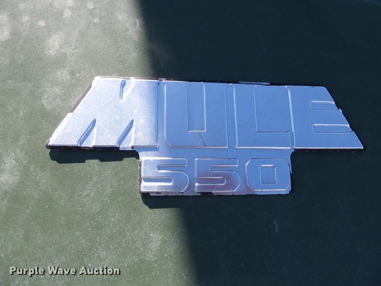 image for item DD2370 2003 Kawasaki Mule 550 utility vehicle