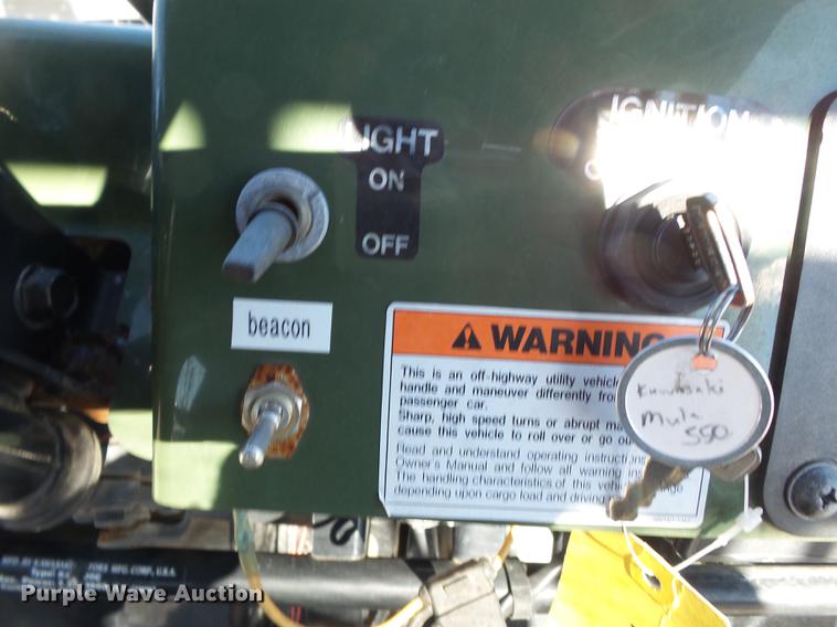 image for item DD2370 2003 Kawasaki Mule 550 utility vehicle