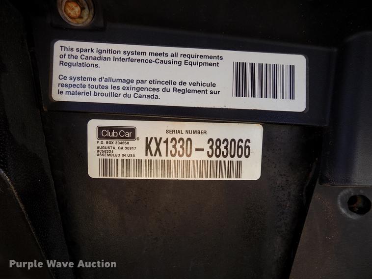 image for item DD3568 2013 Club Car XRT950 utility vehicle