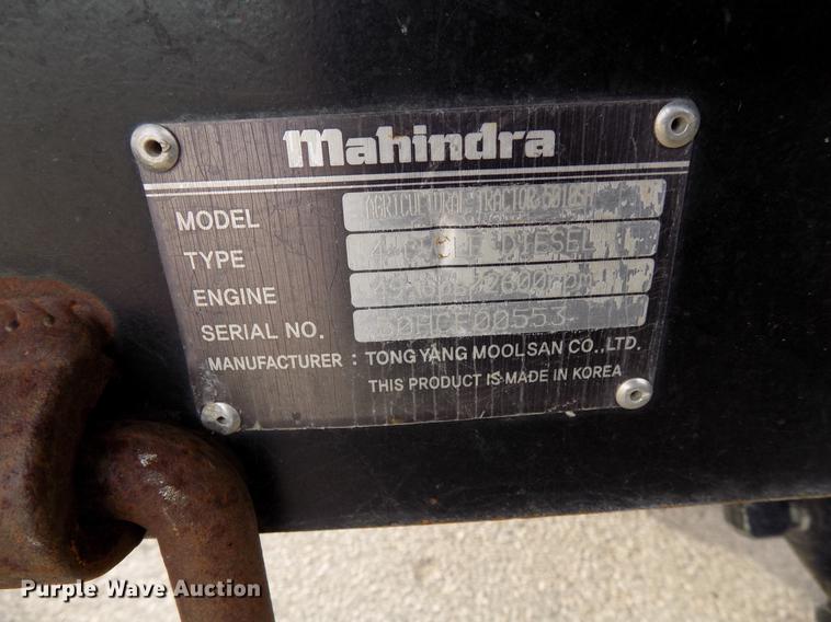 image for item DD3592 2012 Mahindra 5010HST tractor