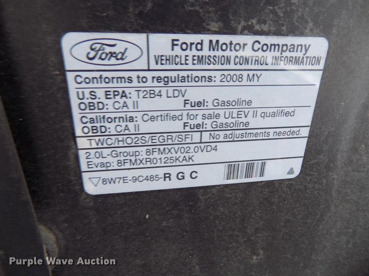 image for item DE7560 2008 Ford Focus