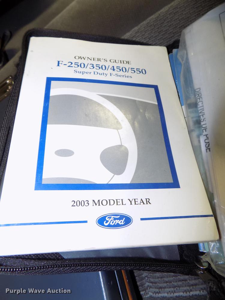 image for item DE7570 2003 Ford F250 Super Duty pickup truck