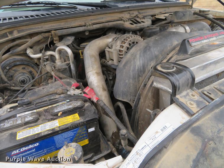 image for item DE8792 2007 Ford F350 Super Duty flatbed pickup truck