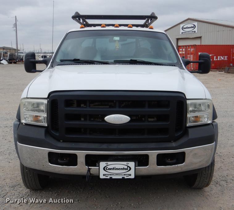 image for item DF2130 2007 Ford F550 XL Crew Cab utility truck