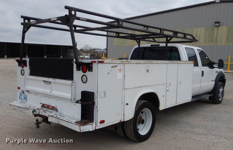 image for item DF2130 2007 Ford F550 XL Crew Cab utility truck