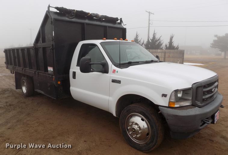 image for item DF2907 2003 Ford F450 Super Duty XL dump truck