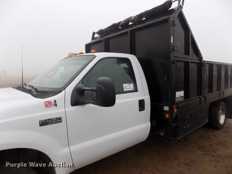 image for item DF2907 2003 Ford F450 Super Duty XL dump truck