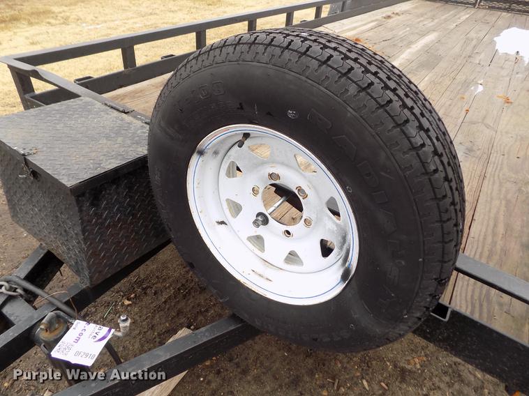 image for item DF2910 2008 Doolittle utility trailer