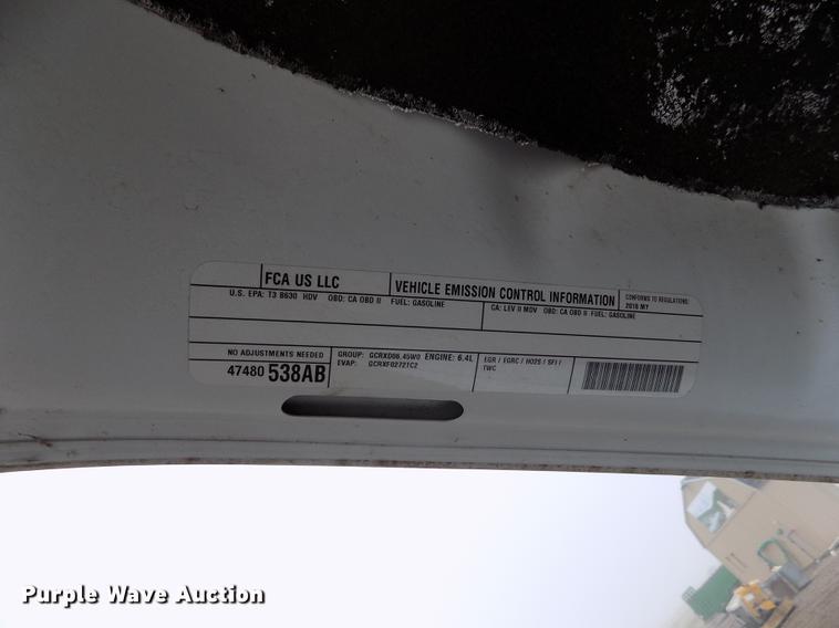 image for item DF2913 2016 Dodge Ram 3500HD pickup truck